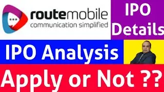 Route Mobile : IPO Analysis :by CA Ravinder Vats