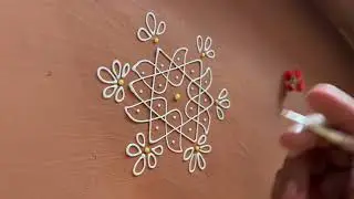 Beautiful kolam design @purnimakolam