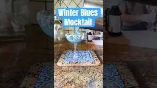 Winter Blues Mocktail Recipe #easyrecipes How to make Dairy Free Almond Cow Milk Maker Fun #mocktail