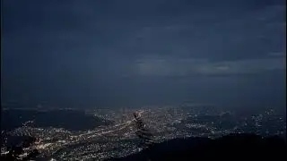 Rainy Days Lightening Butwal Night View from Nuwakot,Palpa😮 #butwalnuwakot #butwal #citylights 