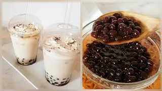 Homemade Tapioca Pearls & Bubble Milk Tea