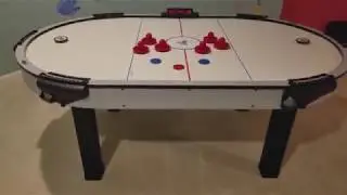 HALEX SOLID WOOD LARGE CLASSIC AIR HOCKEY TABLE