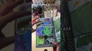 Pros and cons of a chunky sketchbook 😝 #chunkysketchbook #art #viral #trendingsong #creative