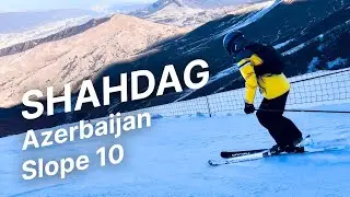 Skiing SHAHDAG, AZERBAIJAN - Slope 10