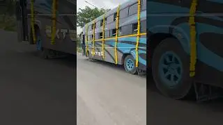 | New Bapjidham Travels bus opening 🎉| Surat To Khodinar | #bus