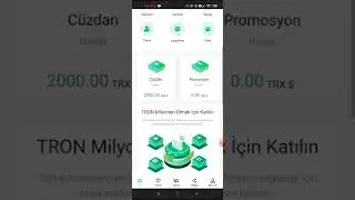 Yeni Tron Mining Bulut Sistemi 🌟🎊✨