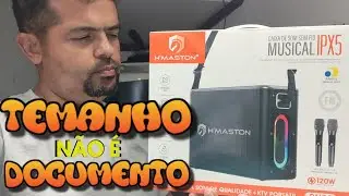 RN03 é boa? tamanho não é documento!!! caixinha de som H'maston ipx5 muito  forte