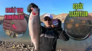 Как ловить форель с помощью личинок