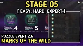STAGE 05 Marks of The Wild Event, Easy Hard Expert Mode | Puzzle Event Wuthering Waves 2.6 Day 5
