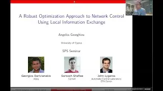 A Robust Optimization Approach to Network Control Using Local Information Exchange