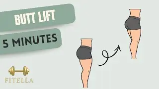 5 Minute Butt Workout for Women | Lift & Tone