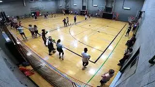 Court 3 - Week 3 - Mixed Foam BYOT - Club Dodgeball League - Angle 1