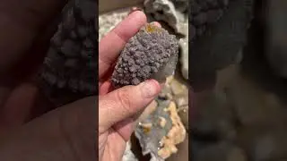 Cool rehealed lace agate chalcedony coated quartz from Haunted Ridge