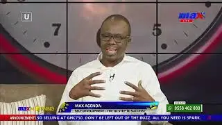 Interview with Transformational Coach Scofray Nana Yaw Yeboah   Live on the Max Morning Show