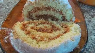 ROCAMBOLE DE DOCE DE LEITE - RECEITAS DA VÓ LURDES