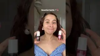 Oryginalny benetint vs benetint w odcieniu Dark cherry 🍒 #liptint #cheektint #benetint #lipanandcheektint