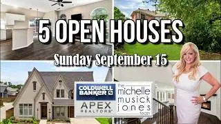 5 Open Houses Sunday September 15th | The Michelle Musick Jones Team