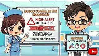 blood coagulation modifiers: anticoagulants, antiplatelets, thrombolytics & antidotes (nclex review)