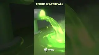 Here&rsquo;s how a Toxic Waterfall is done in Unity! #unity #gamedev #vfx
