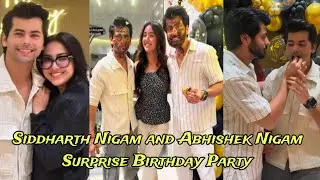 Siddharth Nigam and Abhishek Nigam Birthday Celebration | Siddharth Nigam Birthday Party 2024