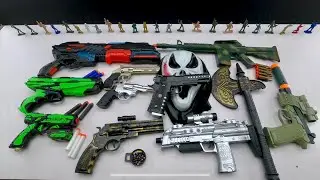 Scream Halloween Masks & Weapon Set - M14 / Lazer Pistol / Silencer Deagle / Cap Guns