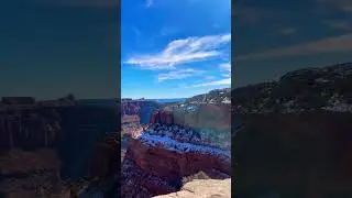 Livin on the edge CanyonLands NP💪🏼#adventure #travel #explore #nature #camp #usa #shorts #trend