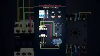 Motor phase loss protection. #motor #electrical #house #engineer #viral #pakistan #india #bangladesh
