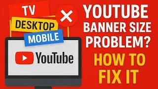 How to Fix YouTube Banner Size Problem | Full Guide 2025
