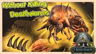 Easy Deathworm Horn farming location in fjordur ( ARK Survival Evolved )
