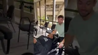 His first neck adjustment is WILD! #chiropractor #cracks #adjustment #health #shorts