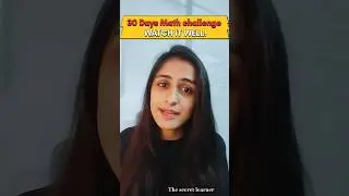 daily math challenge | 30 days #30daychallenge #10thclass #9thmaths #8thclass #foundation #ytshorts