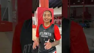 Day 1️⃣ for Te-Hina Paopao! #wnba #welcometoatlanta #atlantadream #wnba