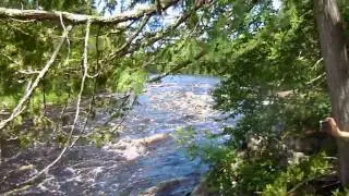 Deb and Brian take on the mighty flambeau river