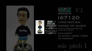 Gemmy 2003 Pop Culture Bluto Blutoarsky program data glitch direct audio. Sonix SN67120 #gemmy