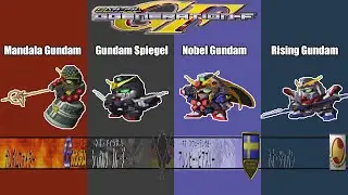 [ENG Sub]SD Gundam G Generation F - Mandala, Spiegel, Nobel & Rising Gundam  Attacks