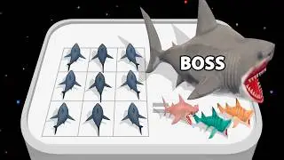 FISH UNIVERSE 3D MERGE GAME - Merge Fish Evolution, Ocean Battles, Ocean Monster Merge Master