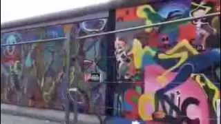 Berlin Wall East Side Gallery-Spraypaint Can Graffiti Art
