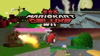 Mario kart wii deluxe rouge coupe aspirateur en 100cc,