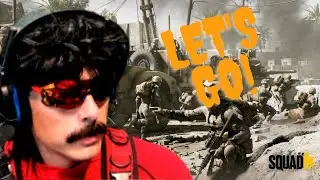 DrDisrespect plays SQUAD for the first time (FUNNY)