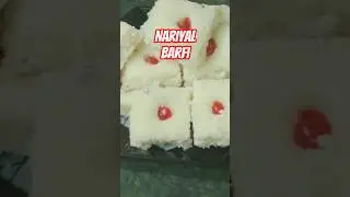 Coconut Barfi Recipe | Easy Coconut Burfi at Home | 10 Minutes Sweet Recipe