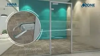 Hana - Partition Swing Door System | Ozone Door Hardware