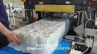 48rolls small toilet paper multi rolls semi automatic high speed bundle packing machine#machine