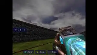 demonstration of strafe jumping in quake arena