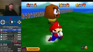 [FORMER WORLD RECORD] Super Mario 64 Randomizer 70 Star World Record Speedrun in 52:30!