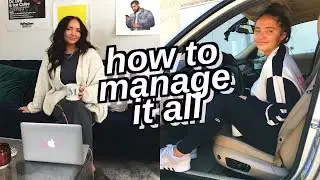 HOW TO DO IT ALL | managing college a job a social life and more | Kenzie Elizabeth