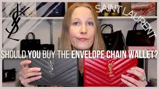 SAINT LAURENT ENVELOPE CHAIN WALLET | YSL Wallet on Chain Small | YSL BAG REVIEW 2022 | YSL WOC