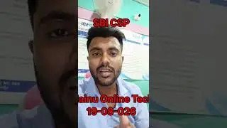 Mainu online Tech #SBI_CSP #cspsbi