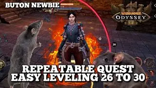 Warhammer Odyssey Repeatable Quest 26 TO 30 | Witch Hunter