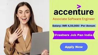 Accenture Freshers Recruitment - Associate Software Engineer