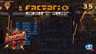 💥 HARDCORE ⚙️ Factorio Space Age - Death World | #35 | Let's Play